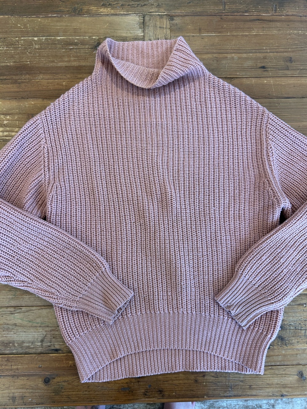 Wilfred *Oversized* Dusty Pink Merino Wool Sweater
